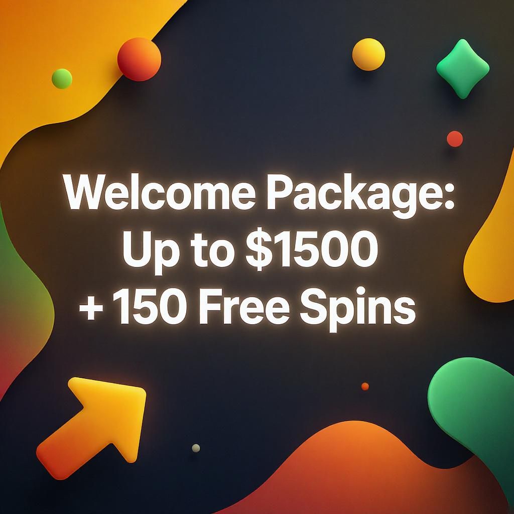 Welcome Package: Up to $1500 + 150 Free Spins Welcome Package: Up to $1500 + 150 Free Spins